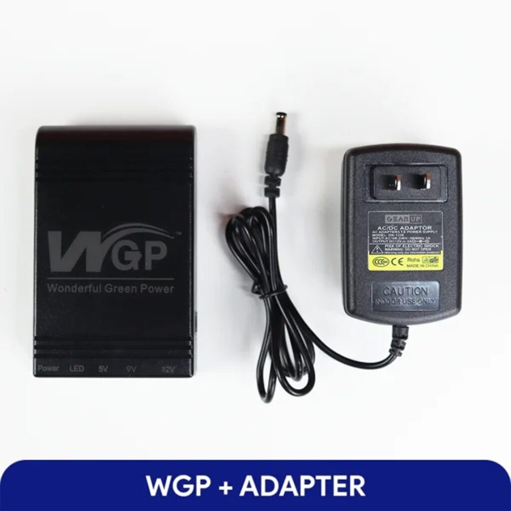 Small WGP Mini UPS for uninterrupted wifi and IP camera