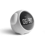Cute expression multifunction LED pixel alarm clock with colorful display and smart features for home or desk use