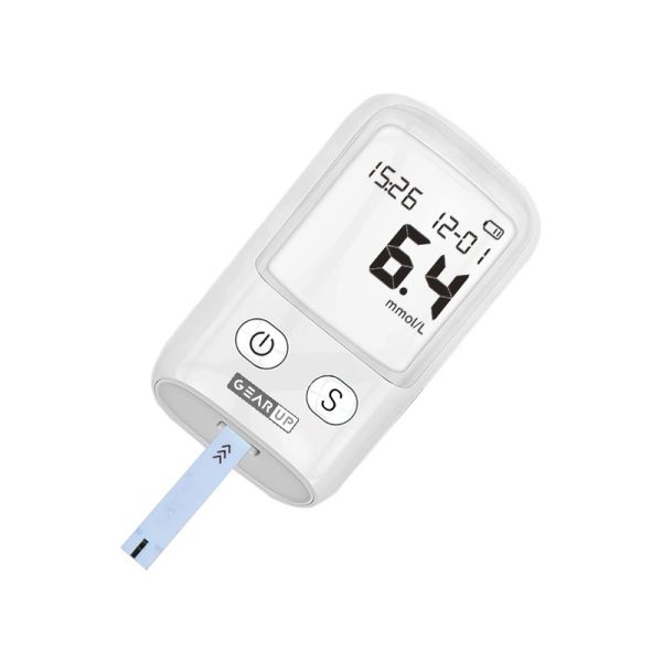 GearUP BGM-20 Diabetes Measuring Machine with 25 Test Strips – Blood Glucose Meter for Accurate Sugar Level Testing at Home